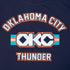2025-26 CITY EDITION OKC THUNDER PRO STANDARD T-SHIRT in Blue - Front Detail View 