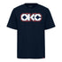 OKC Thunder Sportiqe City Edition 2025-26 Native Turtle Duke T-Shirt in Blue - Front View
