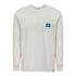 OKC Thunder Sportiqe Pocket Long Sleeve T-Shirt in White - Front View