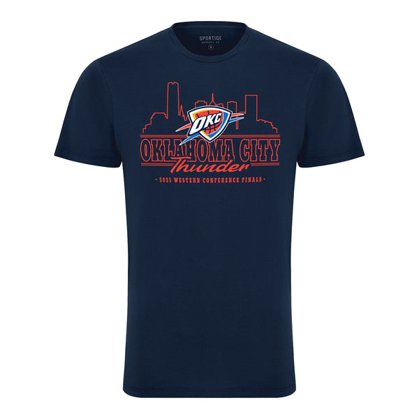 OKC THUNDER 2025 WCF SKYLINE T-SHIRT