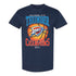 OKC Thunder 2025 NBA Championship Basketball T-Shirt in Blue - Front View