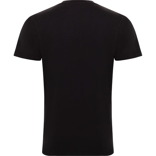 OKC Thunder 2025 NBA Championship Sportiqe Black T-Shirt in Black - Back View