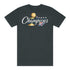 OKC THUNDER 2024-25 CHAMPIONS SCRIPT T-SHIRT in Grey - Front View