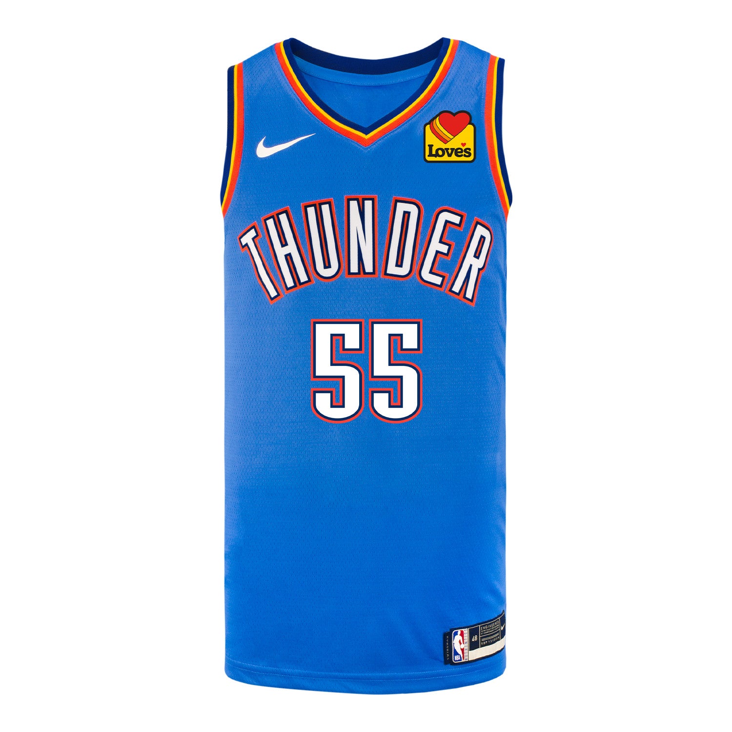 Youth Oklahoma City Thunder NBA Finals Isaiah Hartenstein Icon Swingman Jersey 2024-25 in Blue - Front View