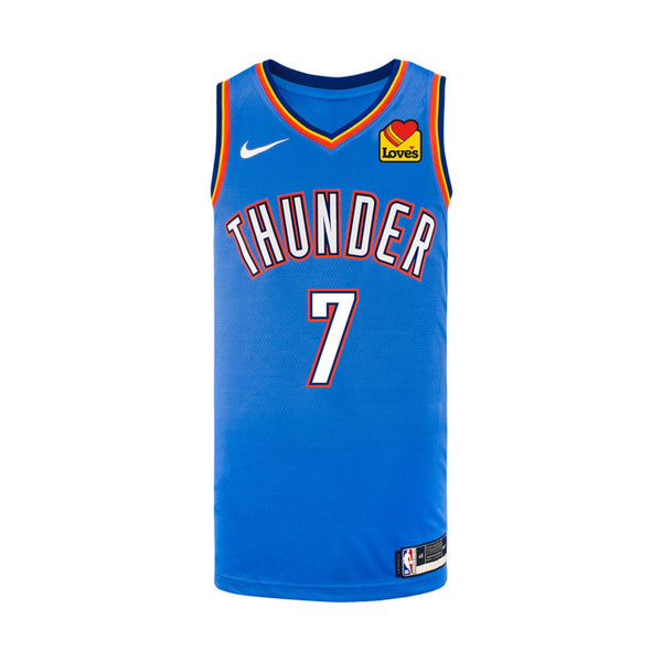 JUVENILE OKLAHOMA CITY THUNDER CHET HOLMGREN ICON SWINGMAN JERSEY 2024-25