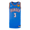 OKLAHOMA CITY THUNDER JARED McCAIN ICON SWINGMAN JERSEY - 2025-26 in Blue - Front View