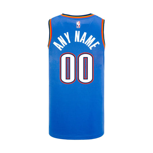JUVENILE OKLAHOMA CITY THUNDER CUSTOM ICON SWINGMAN JERSEY 2025-26