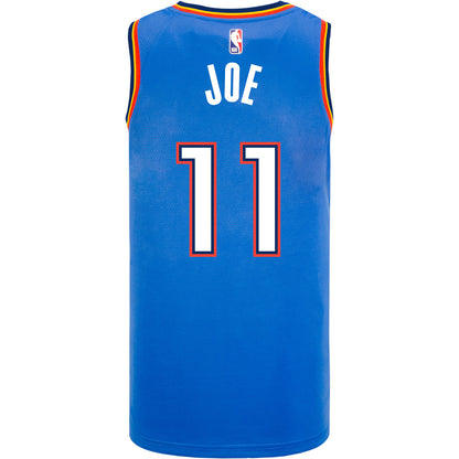 ISAIAH JOE NIKE ICON SWINGMAN JERSEY IN BLUE - BACK VIEW