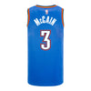 OKLAHOMA CITY THUNDER JARED McCAIN ICON SWINGMAN JERSEY - 2025-26 in Blue - Back View