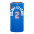 Youth Oklahoma City Thunder Shai Gilgeous-Alexander NBA FINALS Icon Swingman Jersey 2024-25 in Blue - Back View