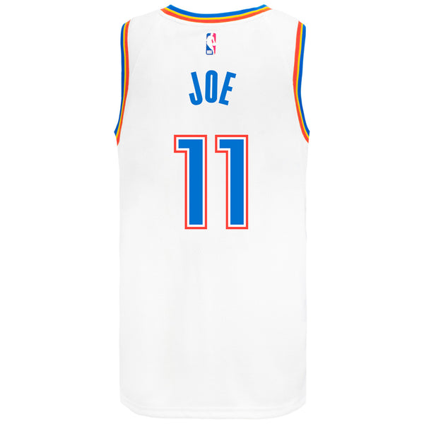 ISAIAH JOE NIKE ASSOCIATION SWINGMAN JERSEY IN WHITE - BACK VIEW