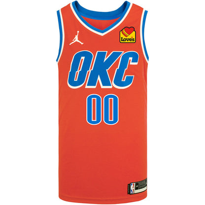 YOUTH OKLAHOMA CITY THUNDER CUSTOM STATEMENT JORDAN SWINGMAN JERSEY - 2025-26