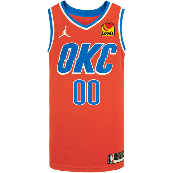 YOUTH OKLAHOMA CITY THUNDER CUSTOM STATEMENT JORDAN SWINGMAN JERSEY - 2025-26