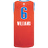 JAYLIN WILLIAMS NIKE STATEMENT SWINGMAN JERSEY IN ORANGE - BACK VIEW