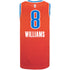 JALEN WILLIAMS NIKE STATEMENT SWINGMAN JERSEY IN ORANGE - BACK VIEW