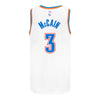 OKLAHOMA CITY THUNDER JARED McCAIN ASSOCIATION SWINGMAN JERSEY - 2025-26 in White - Back View