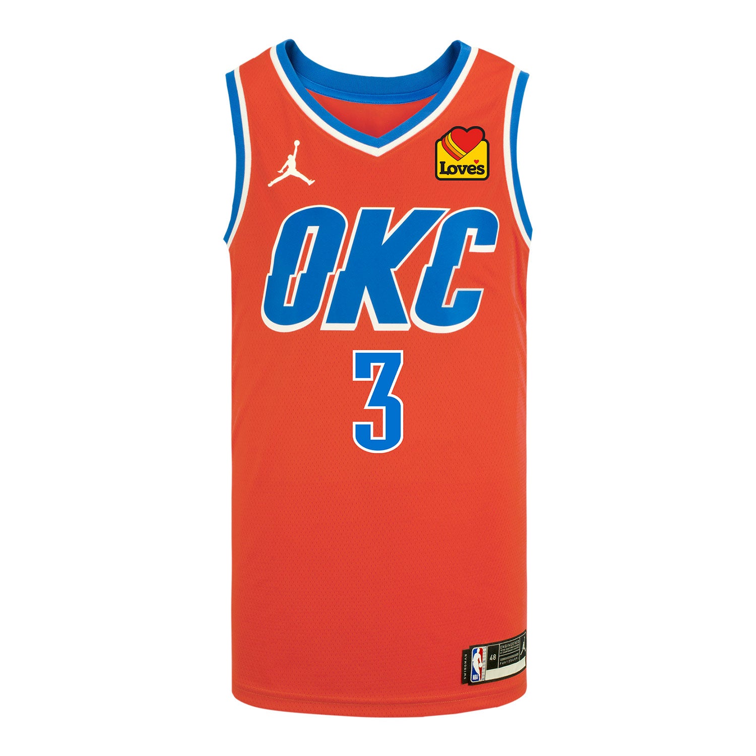 Youth OKC Thunder Jordan Statement Jared McCain Swingman Jersey