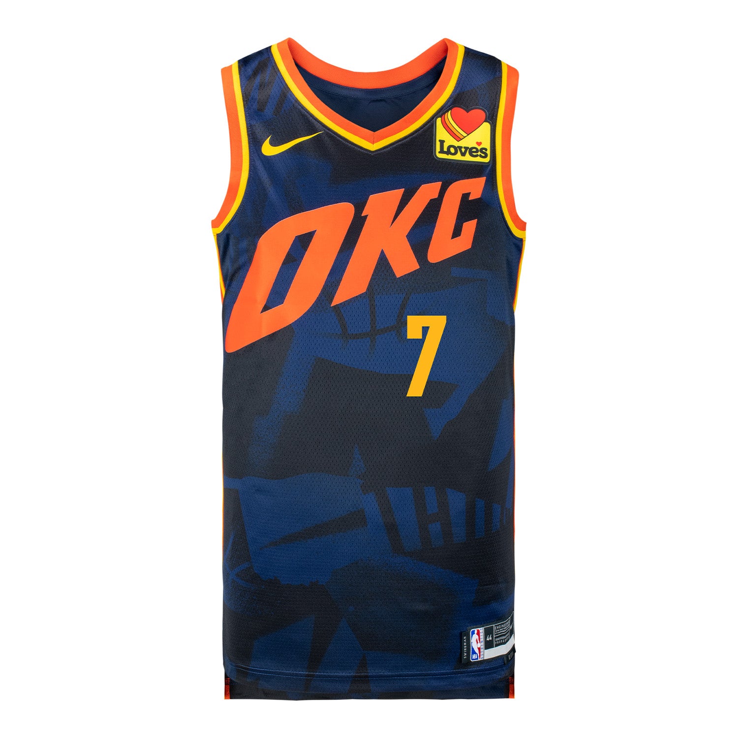 thunder nba jersey