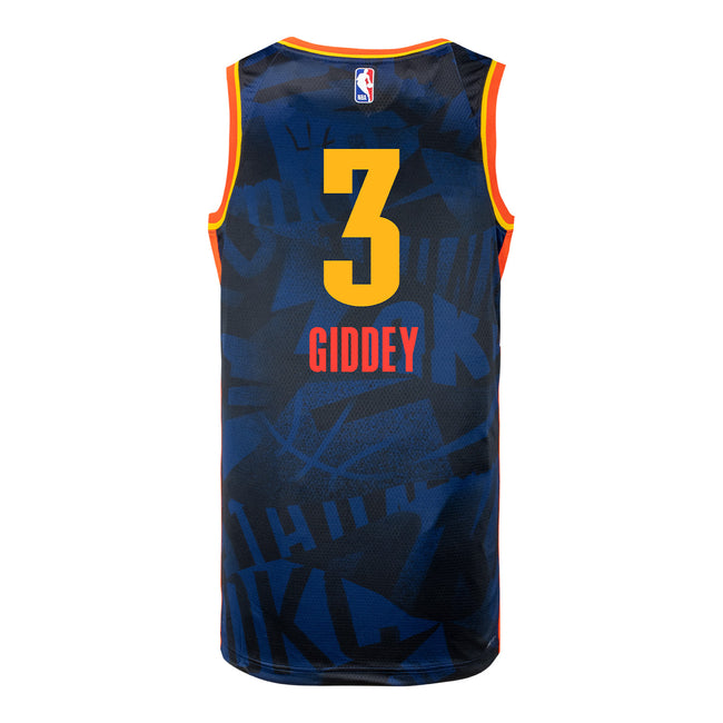 2023-24 OKLAHOMA CITY THUNDER JOSH GIDDEY CITY EDITION UNIFORM