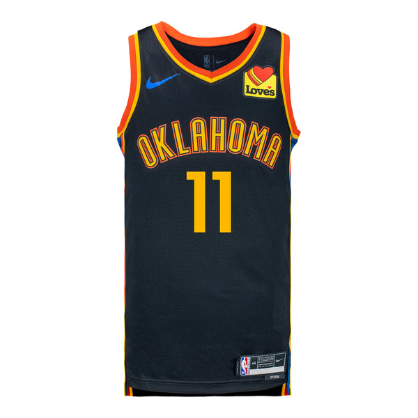 2024-25 OKLAHOMA CITY THUNDER ISAIAH JOE CITY EDITION SWINGMAN JERSEY - Front View