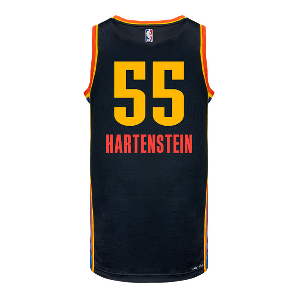 2024-25 OKLAHOMA CITY THUNDER ISAIAH HARTENSTEIN CITY EDITION UNIFORM - Back View