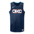 2025-26 OKLAHOMA CITY THUNDER CUSTOM CITY EDITION SWINGMAN JERSEY in Blue - Front view