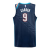 YOUTH 2025-26 OKLAHOMA CITY THUNDER ALEX CARUSO CITY EDITION SWINGMAN JERSEY in Navy - Back View