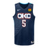 2025-26 OKLAHOMA CITY THUNDER LUGUENTZ DORT CITY EDITION SWINGMAN JERSEY - Front View