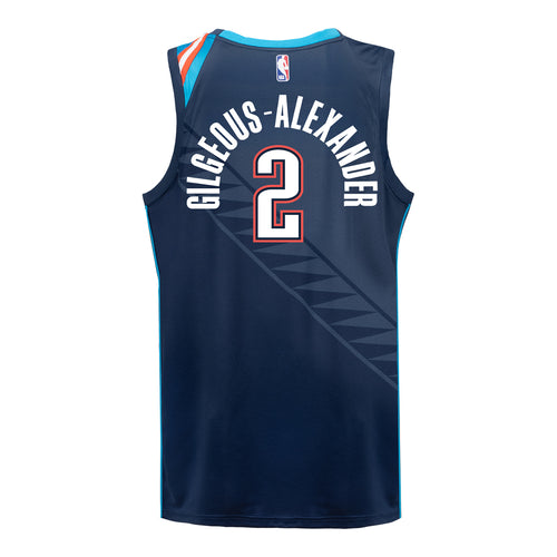 YOUTH 2025-26 OKLAHOMA CITY THUNDER SHAI GILGEOUS-ALEXANDER CITY EDITION SWINGMAN JERSEY