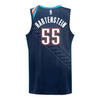2025-26 OKLAHOMA CITY THUNDER ISAIAH HARTENSTEIN CITY EDITION SWINGMAN JERSEY in Blue - Back View