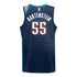 2025-26 OKLAHOMA CITY THUNDER ISAIAH HARTENSTEIN CITY EDITION SWINGMAN JERSEY in Blue - Back View