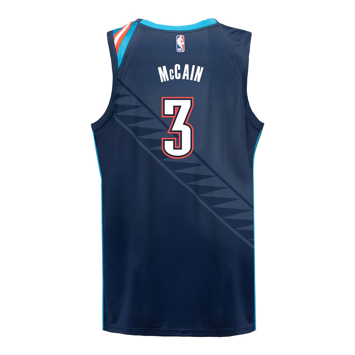 2025-26 OKLAHOMA CITY THUNDER JARED McCAIN CITY EDITION SWINGMAN JERSEY - 2025-26 - Back View