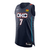 2025-26 OKLAHOMA CITY THUNDER LUGUENTZ DORT CITY EDITION AUTHENTIC JERSEY - Front View