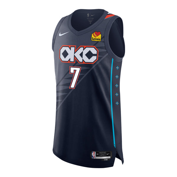 2025-26 OKLAHOMA CITY THUNDER LUGUENTZ DORT CITY EDITION AUTHENTIC JERSEY - Front View