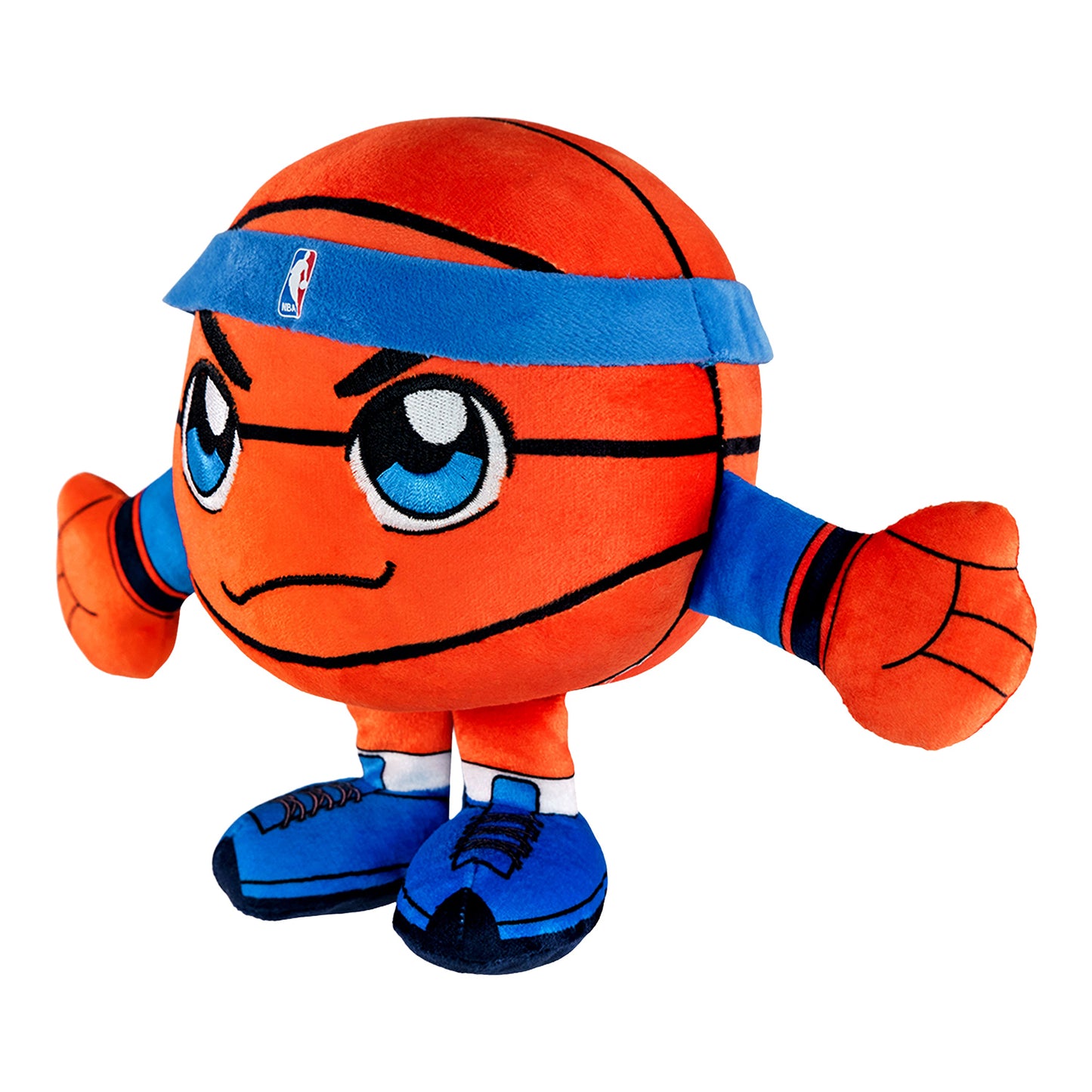 Oklahoma City Thunder Uncanny Brands 6" Kuricha Sitting Basketball Plush - Front Side View