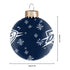 Oklahoma City Thunder Light Up Glass Ball Ornament - Dimensions