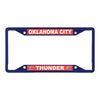 Oklahoma City Thunder Metal Navy & Orange License Plate Frame