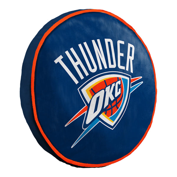 OKC THUNDER GLOBAL LOGO CLOUD TRAVEL PILLOW