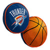 OKC THUNDER GLOBAL LOGO CLOUD TRAVEL PILLOW