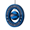 OKLAHOMA CITY THUNDER FLOATING BASKETBALL ORNAMENT - Side View