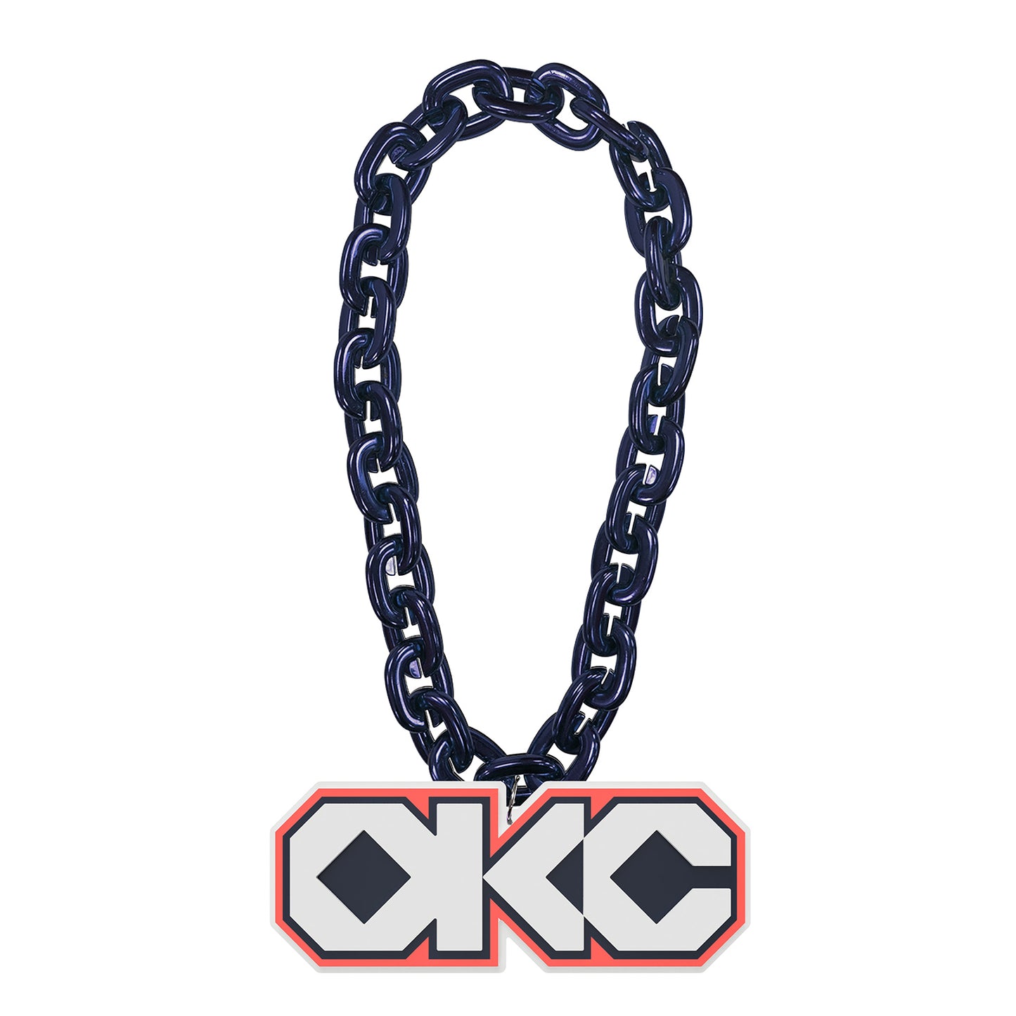 OKLAHOMA CITY THUNDER NATIVE WORDMARK FAN CHAIN - Front View