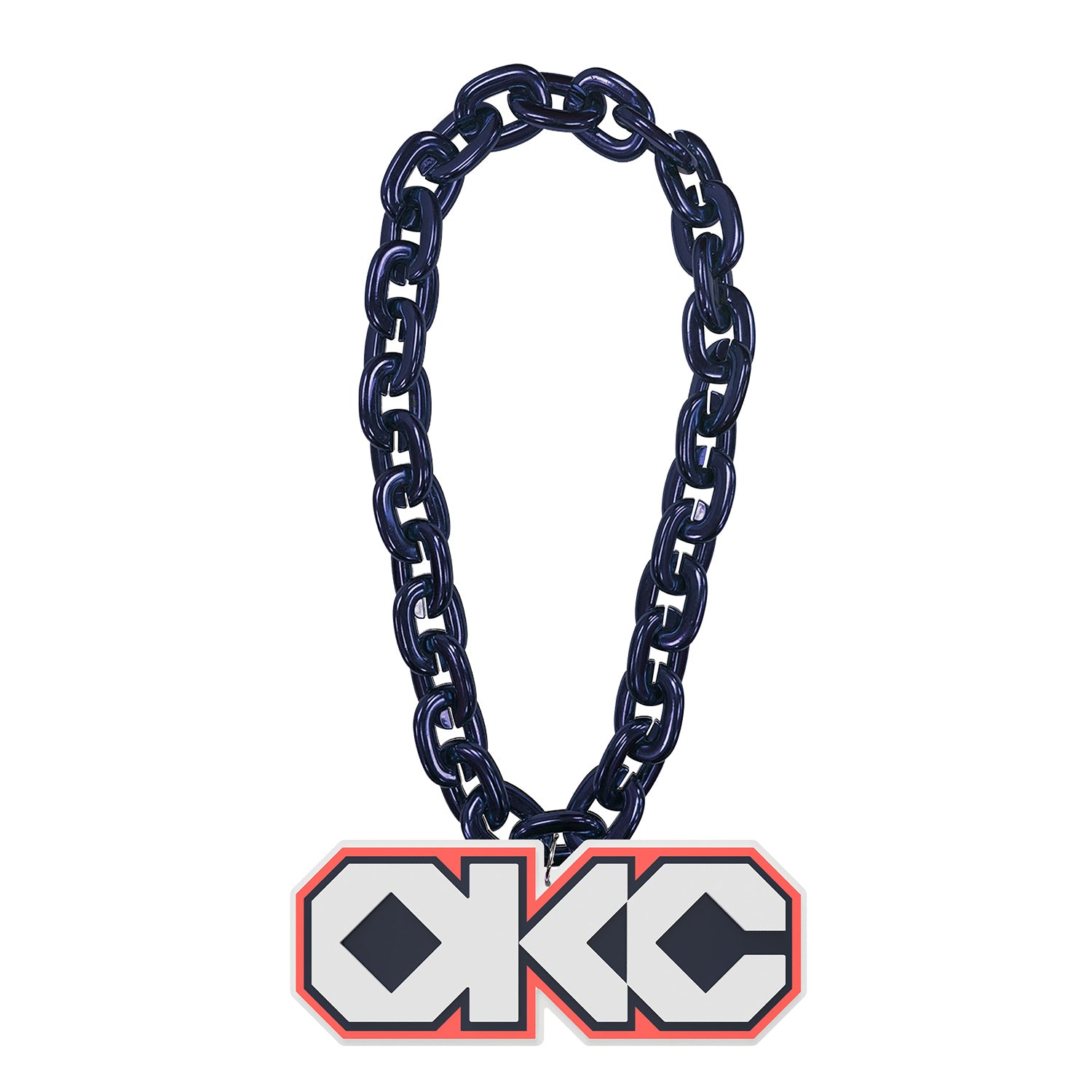 OKLAHOMA CITY THUNDER NATIVE WORDMARK FAN CHAIN - Front View