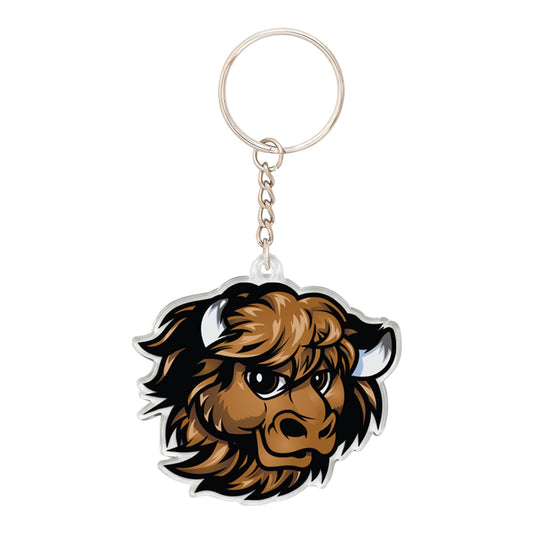 OKC Thunder Desert Cactus Rumble Keychain - Front View