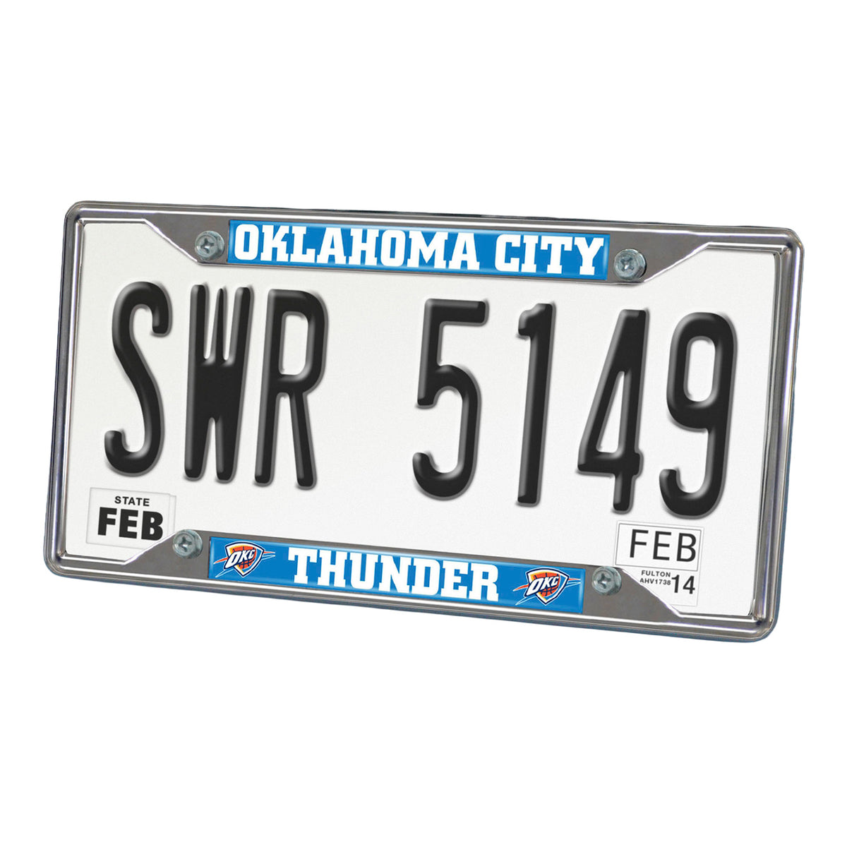 OKC Thunder Logo Brands License Plate Frame