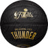 OKC Thunder 2025 NBA Champions Basketball in Black - Front View