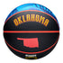 2024-25 OKLAHOMA CITY THUNDER CITY EDITION COLLECTOR SERIES BASKETBALL - BACK VIEW