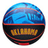 2024-25 OKLAHOMA CITY THUNDER CITY EDITION COLLECTOR SERIES BASKETBALL - OKLAHOMA BRANDING VIEW