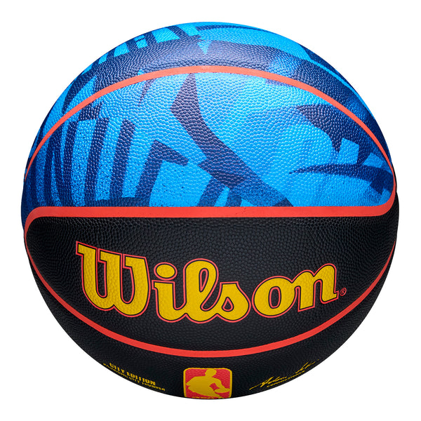 2024-25 OKLAHOMA CITY THUNDER CITY EDITION COLLECTOR SERIES BASKETBALL - WILSON BRANDING VIEW