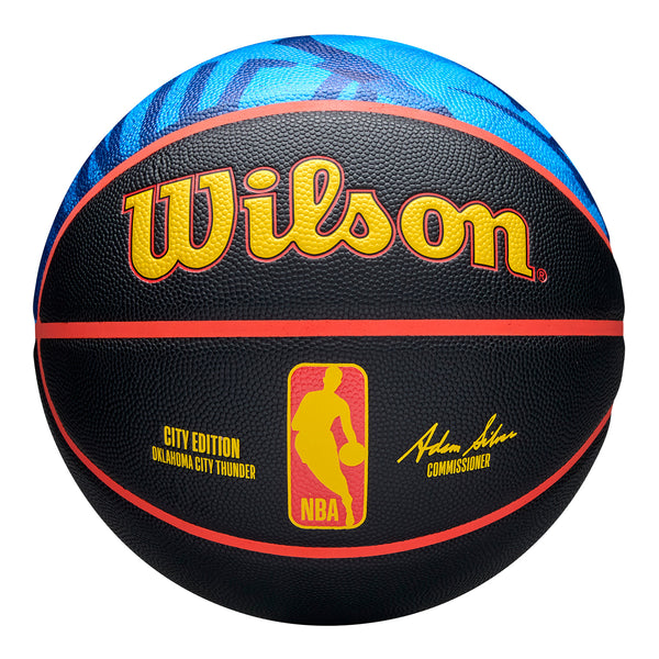 2024-25 OKLAHOMA CITY THUNDER CITY EDITION COLLECTOR SERIES BASKETBALL - FRONT VIEW