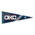 2025-26 OKLAHOMA CITY THUNDER CITY EDITION PENNANT in Blue - Front View